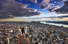 View from the Empire State Building, New York.